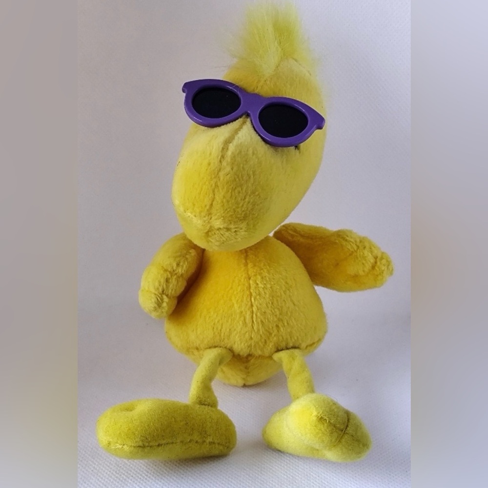 PEANUTS - WOODSTOCK PLUSH Collectible with Purple Sunglasses